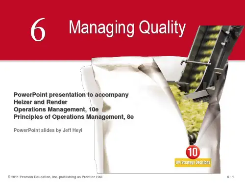 heizer10e_ch06 运营管理    PPT   (10th Edition)  by Jay Heizer and Barry Render