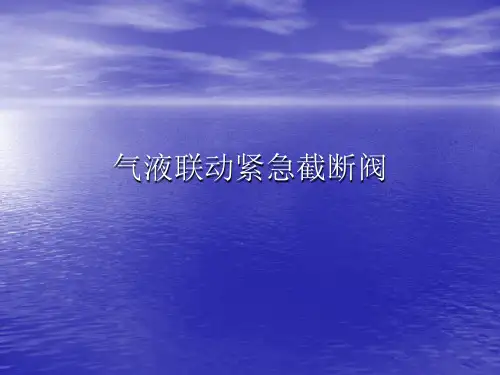 气液联动阀的结构原理及操作