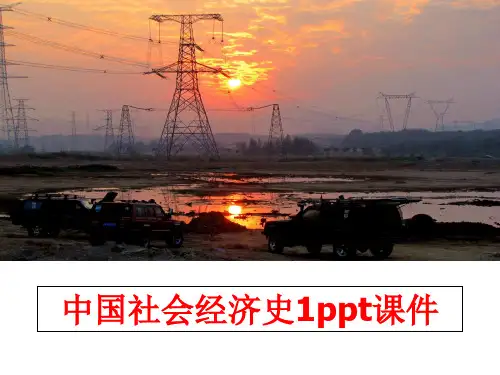 最新中国社会经济史1ppt课件