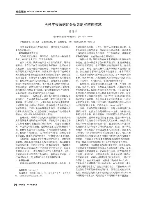 两种羊梭菌病的分析诊断和防控措施