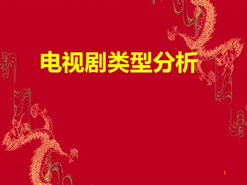 电视剧类型分析PPT课件