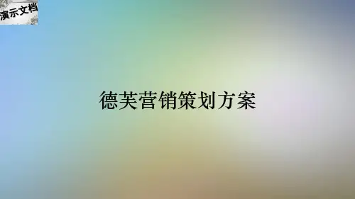德芙营销策划方案