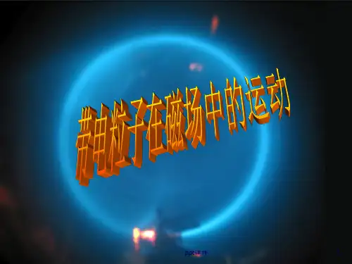 带电粒子在磁场中的运动  ppt课件