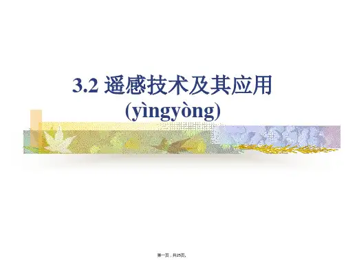 地理遥感技术及其应用课件湘教版必修