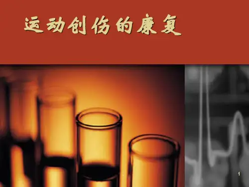 运动创伤的康复ppt演示课件
