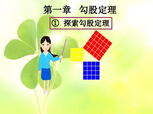 新北师大版八年级上册数学1.1探索勾股定理(1)课件