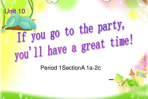 【最新】人教 八上 Unit10 SectionA(1a-2c)(共24张PPT)