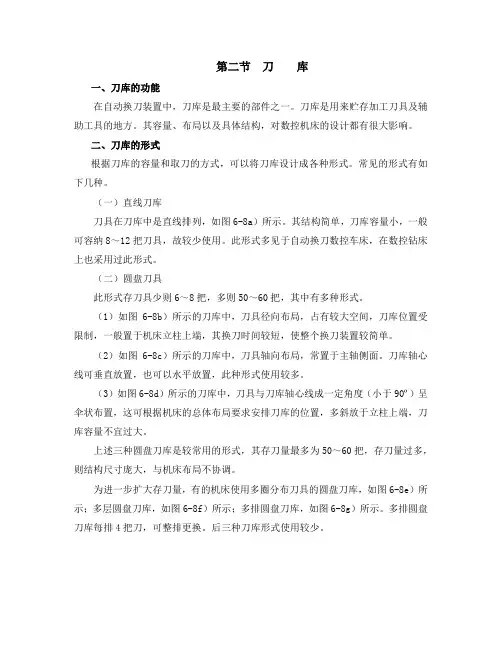 加工中心刀库
