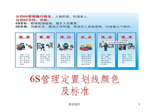 6S管理定置划线颜色和标准