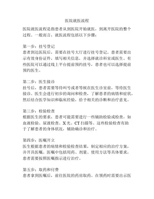 医院就医流程