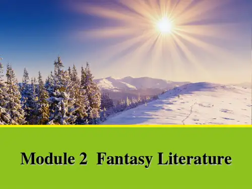 高二英语外研选修六课件：Modle  Period two GrammarLitening and 