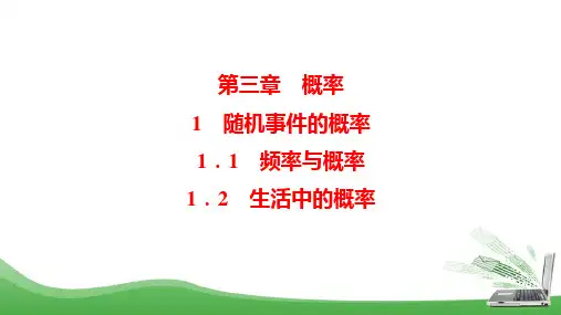 北师大版必修三   生活中的概率    课件(34张)