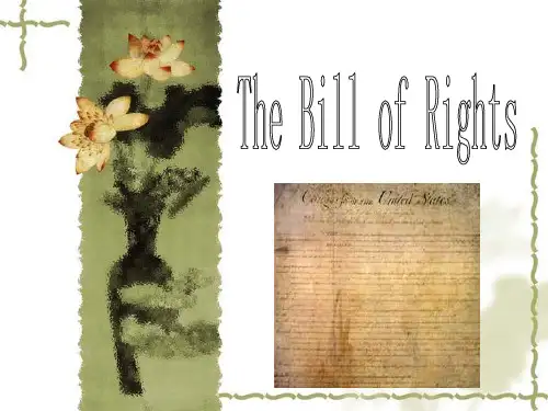 bill of rights