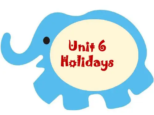 2020剑桥英语 四年级下Unit 6 Holidays(8)