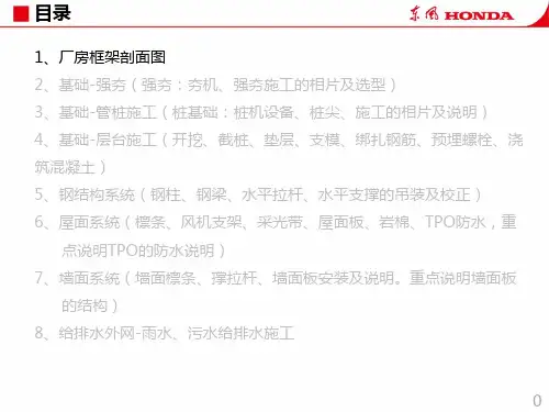 钢构厂房构造剖析图及建设过程讲解