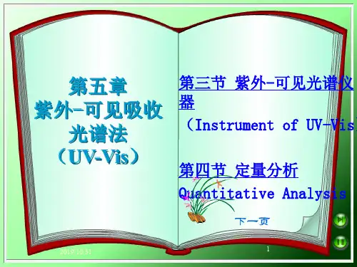 《环境仪器分析》第五章 紫外-可见吸收光谱法 (2)