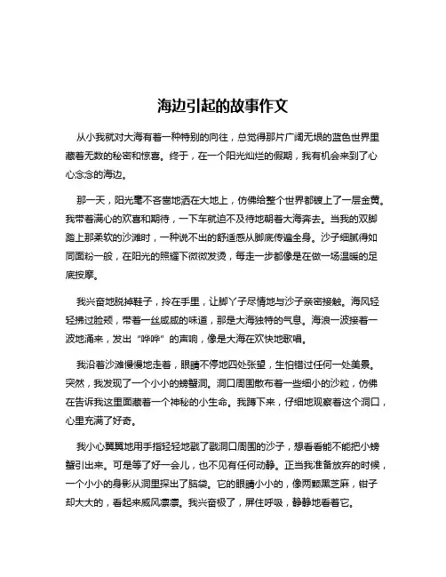 海边引起的故事作文