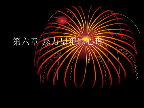 第六章暴力型犯罪