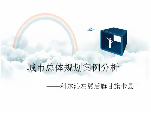 城市总体规划案例分析