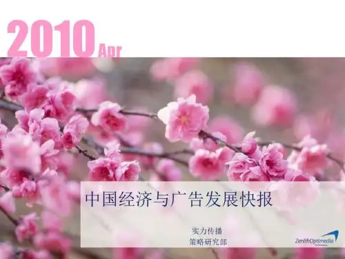中国经济与广告发展快报2010年04月-精选文档