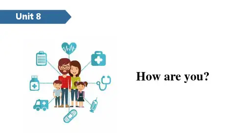 四年级下册英语课件-Unit 8 How are you B ∣译林版(三起) (共11张PPT)