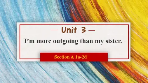 Unit3+Section+A+1a-2d课件2022-2023学年人教版八年级英语上册-2