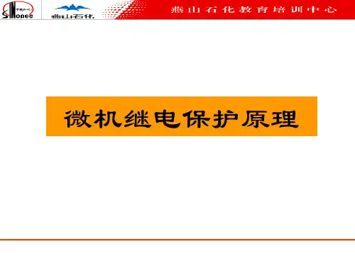 微机保护硬件原理简介及SEL551
