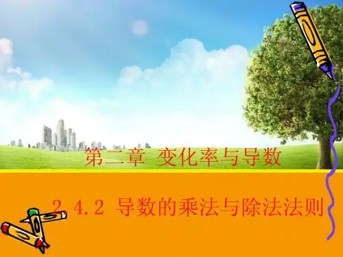 【数学】2.4.2 导数的乘法与除法法则 课件(北师大版选修2-2)