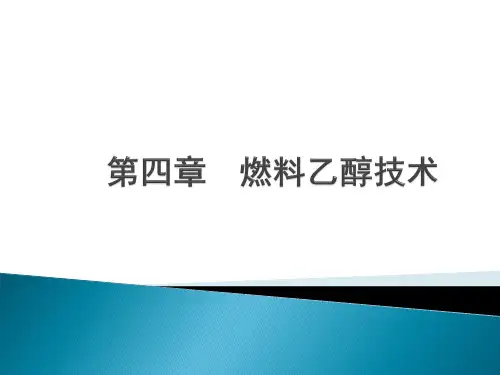 生物质能利用之燃料乙醇技术