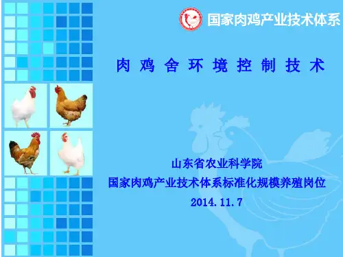 鸡舍环境控制技术课件