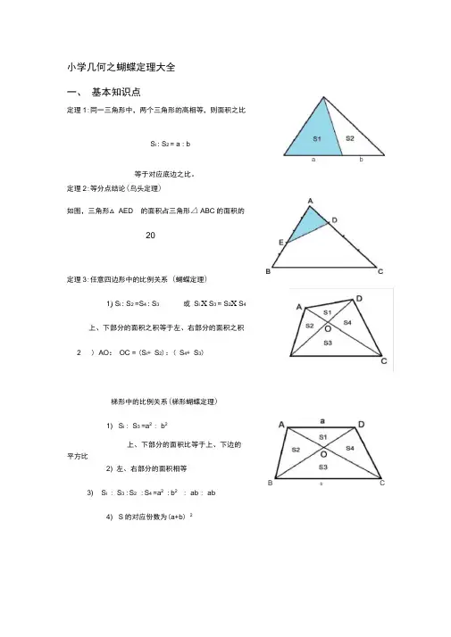 小学几何之蝴蝶定理大全