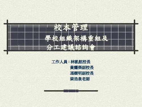 学校组织架构图