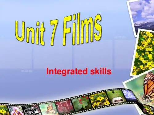 译林牛津版9A Unit 7 Films integrated skills公开课教学课件共20张PPT