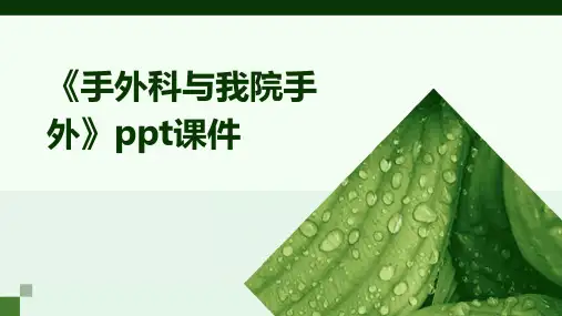 《手外科与我院手外》课件
