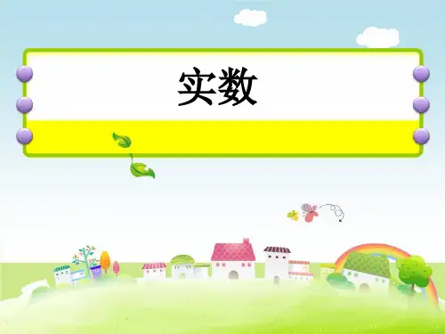 人教部初一七年级数学下册 6.3 实数 名师教学PPT课件