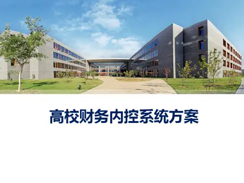 高校财务内控系统方案