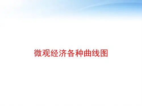 微观经济各种曲线图 ppt课件