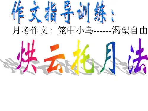 烘云托月法-作文(1)(新编201912)