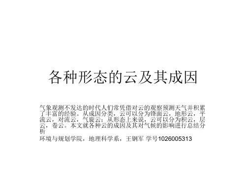 (完整版)各种形态的云及其(1)