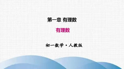 阳泉市第七中学七年级数学上册第一章有理数1.2有理数1.2.1有理数教学课件新版新人教版2