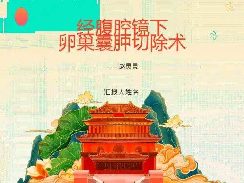 手术室腹腔镜下卵巢囊肿切除护理查房