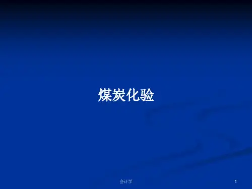 煤炭化验PPT学习教案