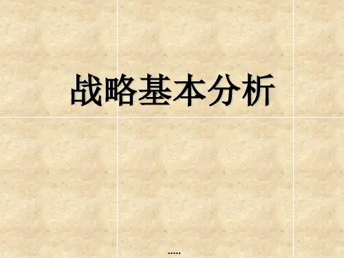 战略分析工具简介(ppt 123页)