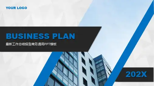 商务工作总结计划通用ppt模板