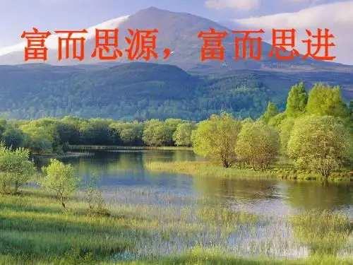 2018届教科版九年级政治全册教学课件：第6课财富中的法与德 (共20张PPT)
