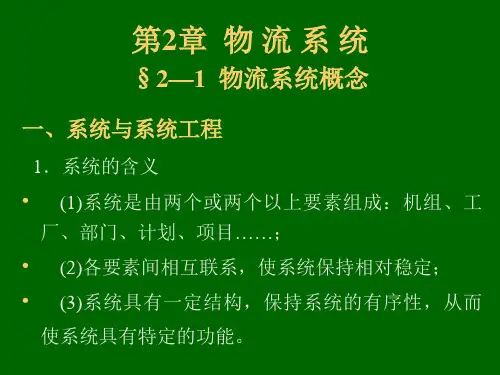 第2章 物流系统