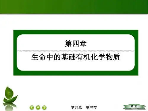 2018-2019学年人教版选修5 4-3蛋白质和核酸 课件(50张)