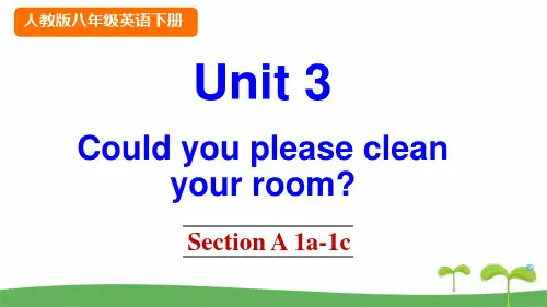 (人教版)八年级下册英语Unit 3 Section A 1a-2d课件