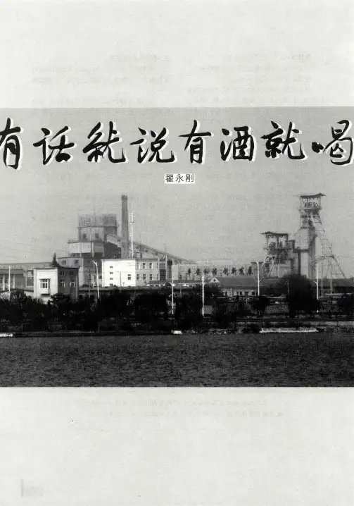 有话就说有酒就喝