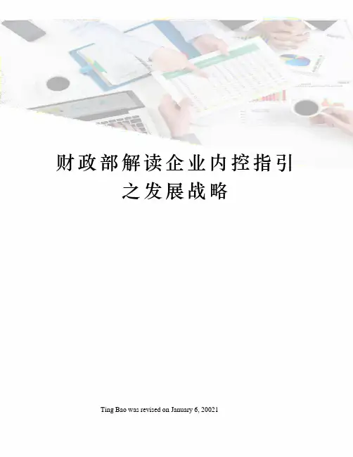 财政部解读企业内控指引之发展战略
